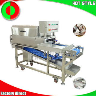 Customized fish head and tail removing machine canned dace processing machine tilapia mossambica cutting machine