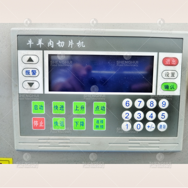 Large frozen meat cutting machine frozen meat roll cutter restaurant pork mutton meat cutting equipment kitchen machinery