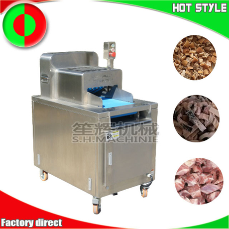 Automatic frozen meat dicing machine whole chicken cutting equipment fish cutting machine spare ribs cutter