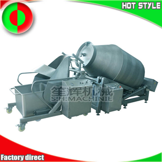 Stainless steel hydraulic vacuum meat tumbler production line